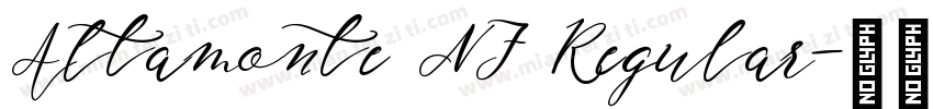 Altamonte NF Regular字体转换